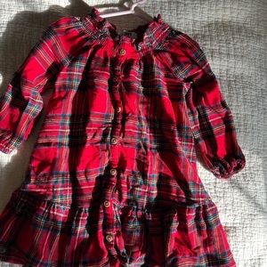 Red Flannel Night gown/ dress